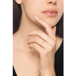 750er Weißgold Antragsring mit Diamant 0,15 kt 2