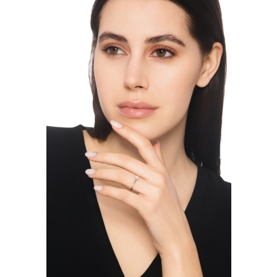 Verlobungsring Weissgold 0,30 Karat