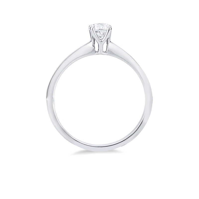 Antragsring Weissgold 0,40 kt Diamant