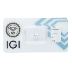 IGI-zertifizierter Diamant CT 1,00   G    VS2