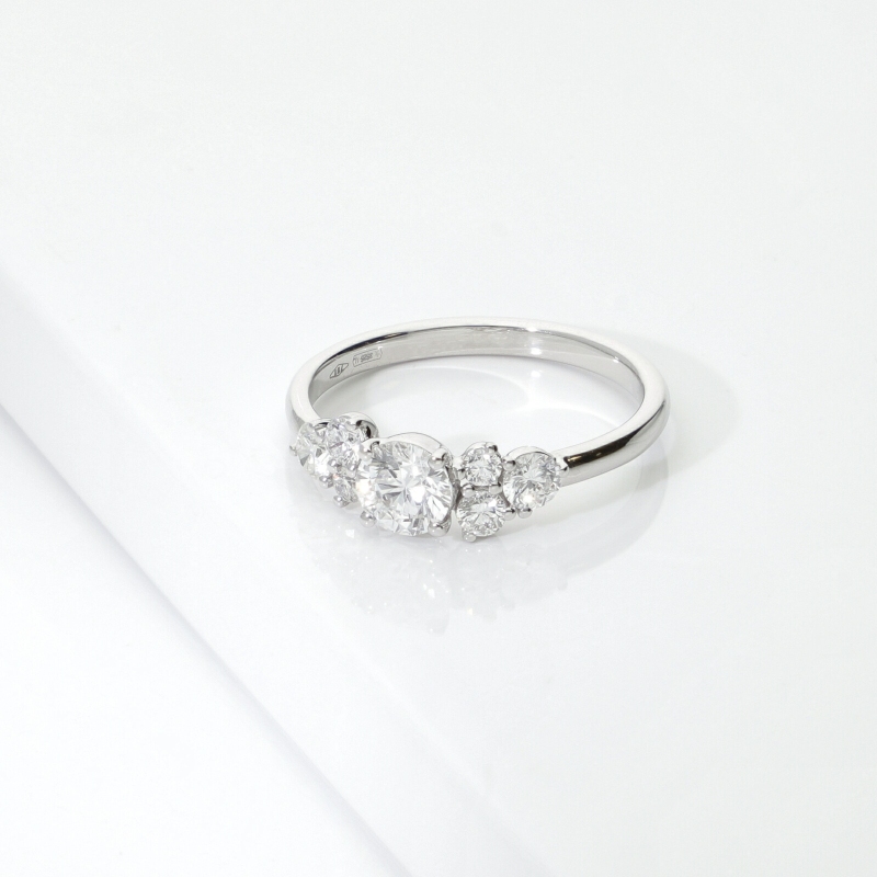 Diamantring Aura aus 750er Weißgold