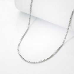 Weißgold Kette 50 cm