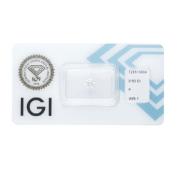 IGI-zertifizierter Diamant CT 0,50   F    VVS1