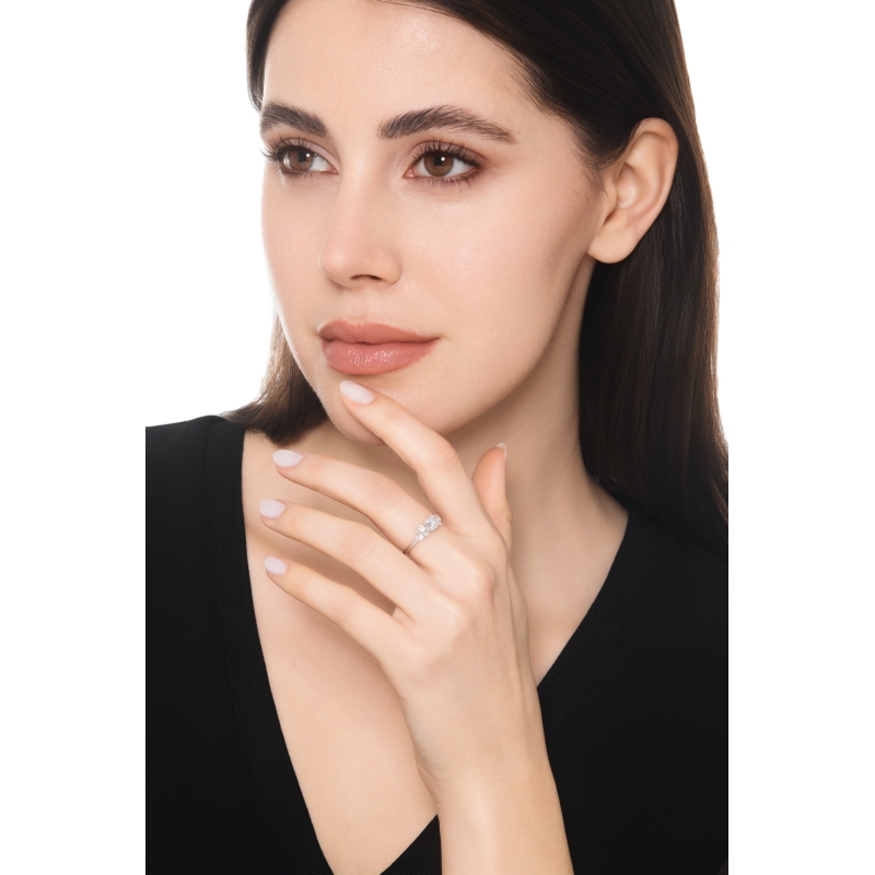 Diamantring Aura aus 750er Weißgold