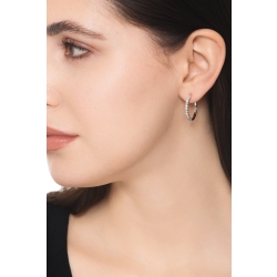 Diamant Creolen 750er Weißgold 2