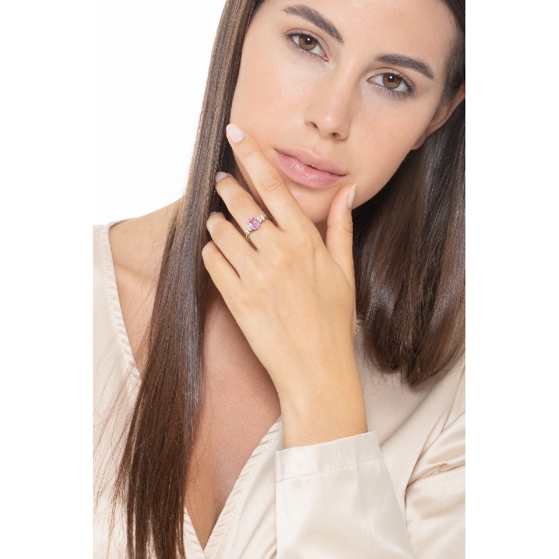 Rosa Saphir Ring Rosa Saphir Ring