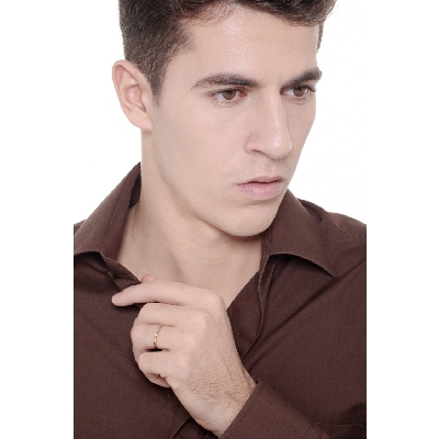 Schmaler Ring aus Gelbgold 18K