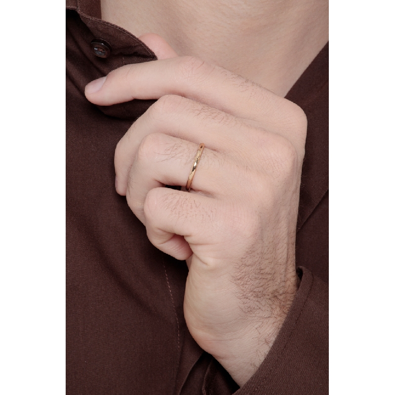 18k Gelbgold Vorsteckring  18k Gelbgold Vorsteckring