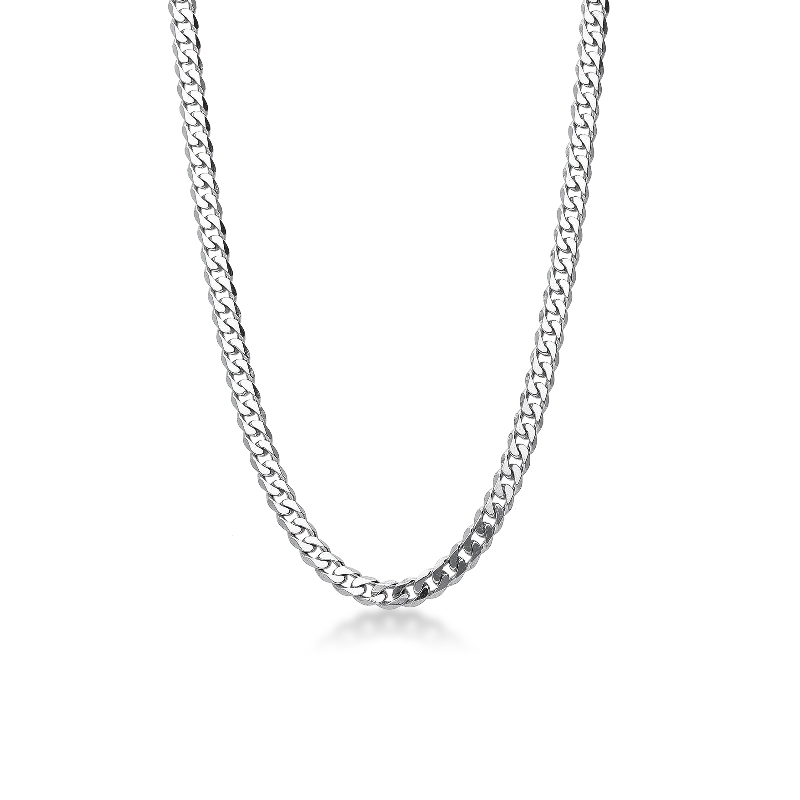 Panzerkette 750er Weißgold 18k Herren 
