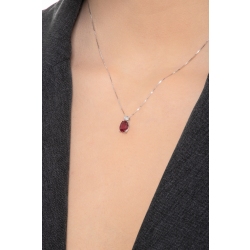 Rubin Damenkette mit Diamanten 2