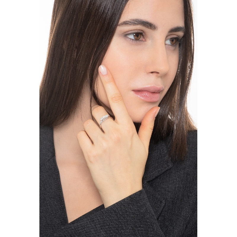 Brillantring Weißgold Trilogy 0,45 ct Brillantring Weißgold Trilogy 0,45 ct