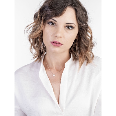 Diamant-Kette-Blumen-Anhänger ILLUSION