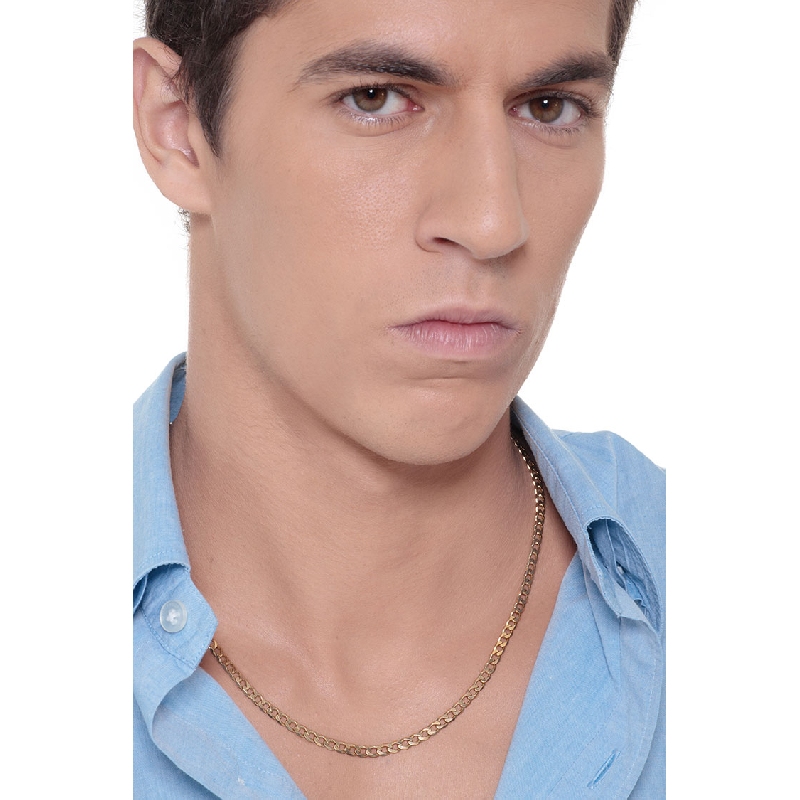 Panzerkette 750er Gelbgold Herren 50 cm Panzerkette 750er Gelbgold Herren 50 cm