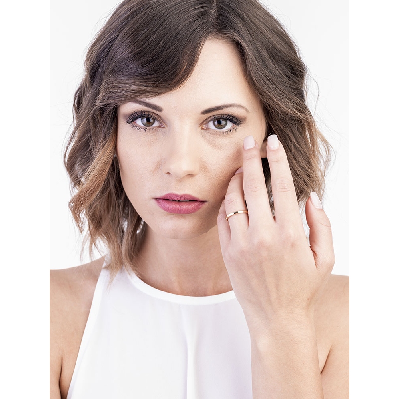 750er Gelbgold Trauring