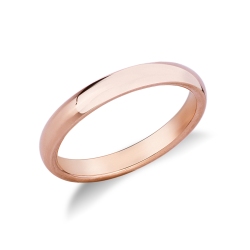 Ehering aus Roségold 3mm