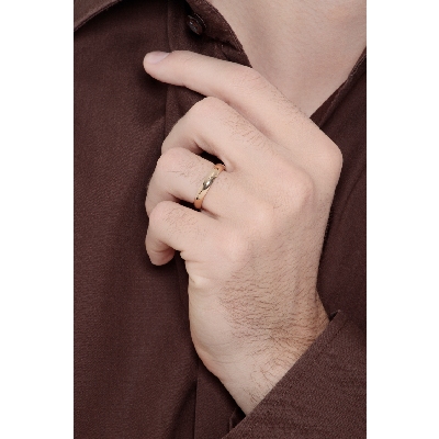 Gelbgold Trauring 18 Karat 4 mm