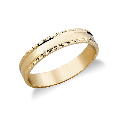 Diamantierter Ehering Gelbgold 750