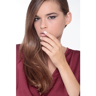 Gelbgold 750 Eternity Ring mit Diamanten