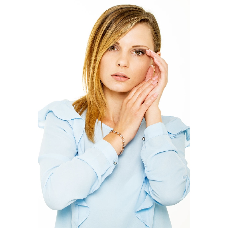 Designer Damenarmband Weißgold Rosegold Diamanten  Designer Damenarmband Weißgold Rosegold Diamanten