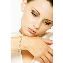 Designer Armband Damen Weißgold mit Diamanten  2