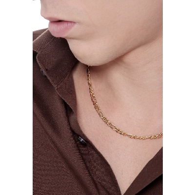 Gelbgold 750 Herrenkette, 50 cm