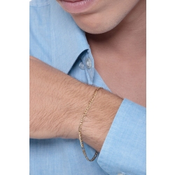 Herrenarmband aus Gelbgold 18Karat, 21 cm 2