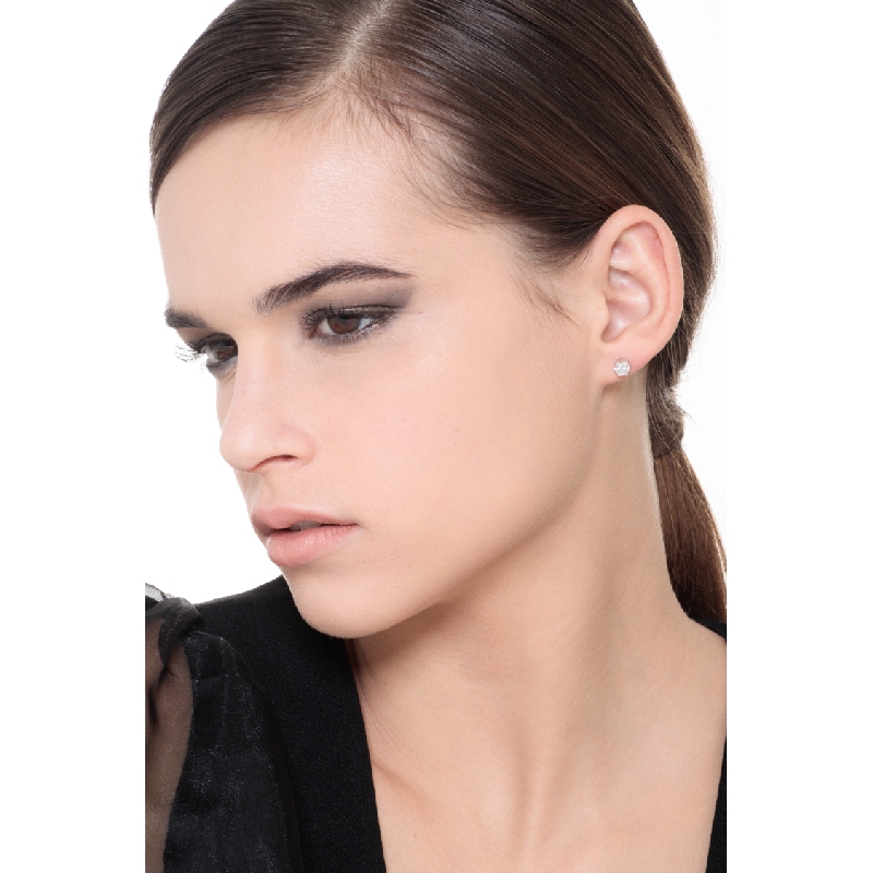 ILLUSION Weißgold 18K Ohrstecker mit Diamanten ILLUSION Weißgold 18K Ohrstecker mit Diamanten