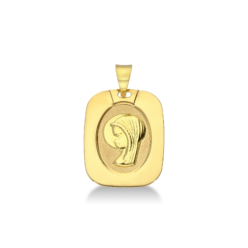 Medaille Gelbgold mit heilige Maria 