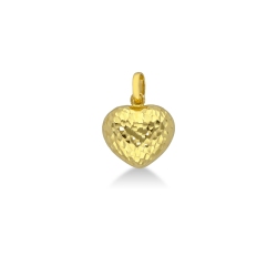 Herzanhänger aus Gelbgold 750
