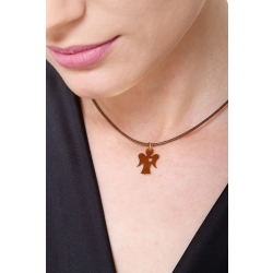 Engel Anhänger Gelbgold 750 mit Herz 2