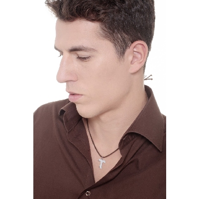 Tau-Kreuz aus 18K Weißgold